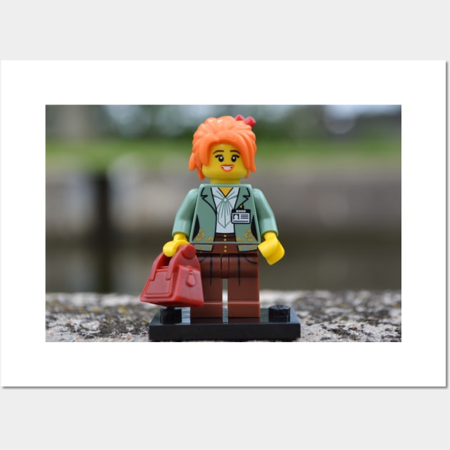 Outdoor Minifigure Business Woman Wall Art by DIYitCREATEit